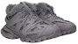 Sandal Balenciaga Track 'Fake Fur Grey' Kelabu. 668556W3CQ11800