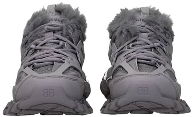 Balenciaga Track Sneaker 'Fake Fur - Grey' 668556W3CQ11800 Lookbook Balenciaga Track Sneaker 'Fake Fur - Grey' 668556W3CQ11800