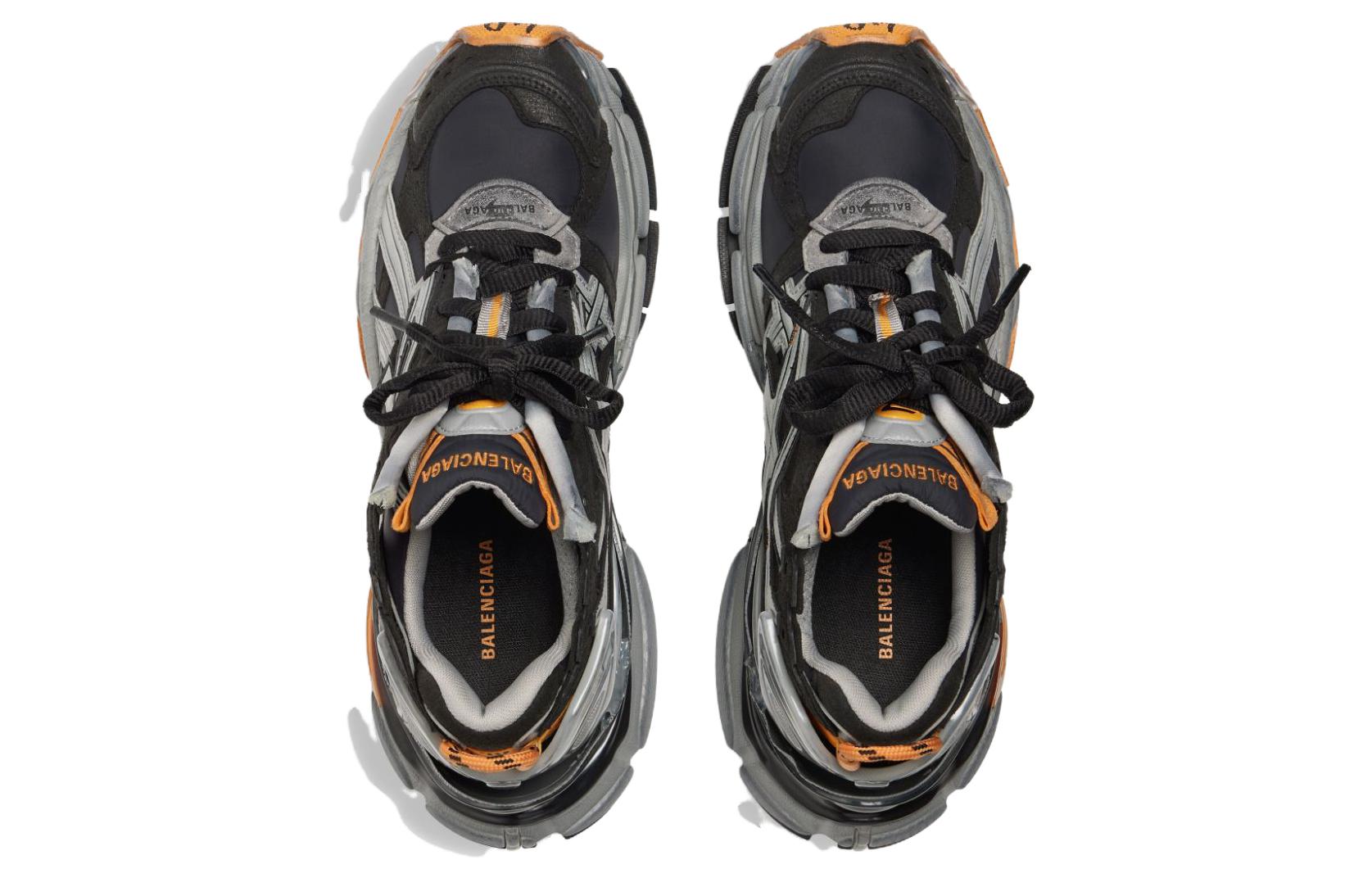 Lookbook Balenciaga Triple S Basse ''Grigio Arancione'' 772774W3RNY