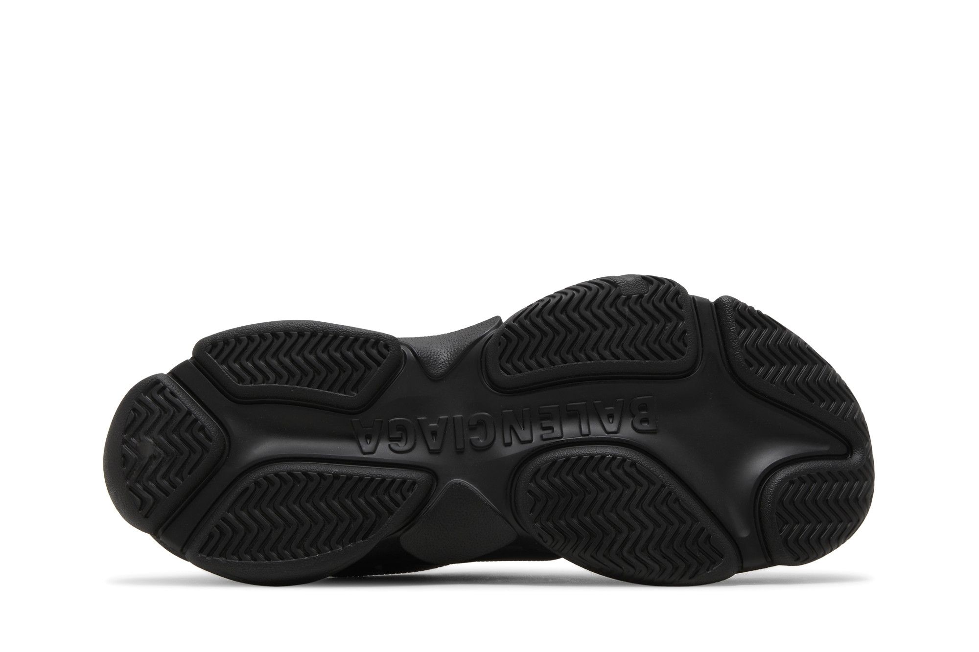 Shop 巴黎世家 Triple S 模型運動鞋『黑色』 752335-W0FOI-1000