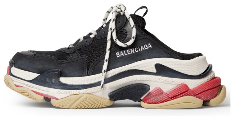 balenciaga-fabric-mesh-lace-up-flat-fashion-slide-black-755687-w3-sm-11096
