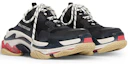 Shop Balenciaga Triple S Mule ''Nero'' 755687W3SM11096