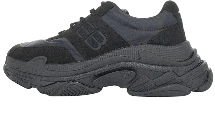 Balenciaga Triple S Nylon Sneaker 'Hitam' 710157-W3CU1-1000 Buy Balenciaga Triple S Nylon Sneaker 'Hitam' 710157-W3CU1-1000