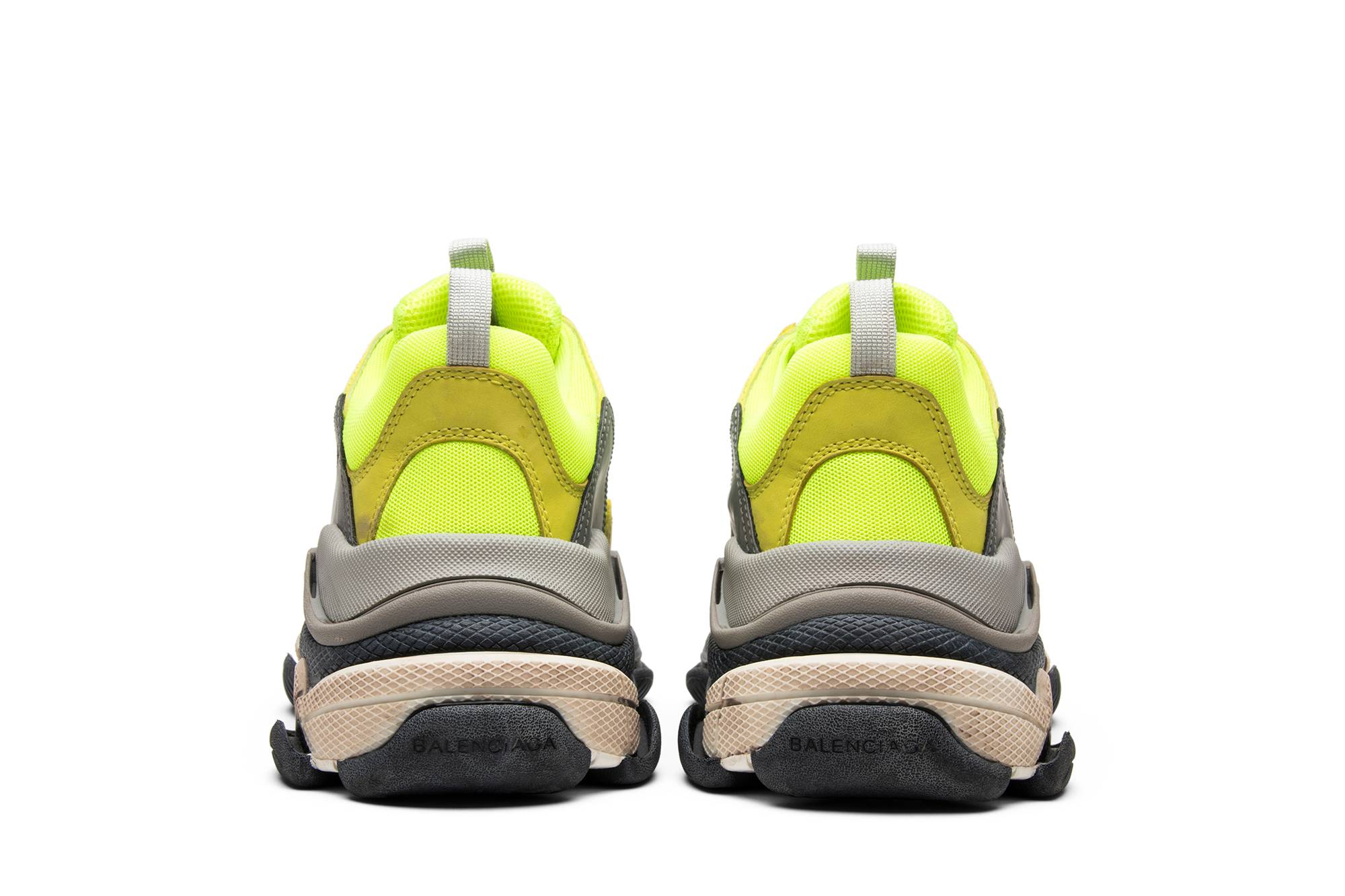 Details for Balenciaga Triple S Sneaker 2017 'Yellow' 483513W09017320