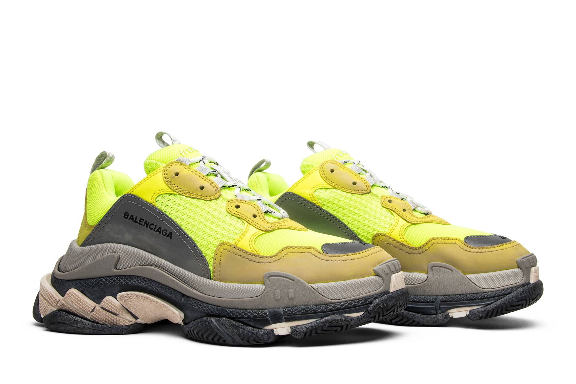Cheap Balenciaga Triple S Sneaker 2017 'Yellow' 483513W09017320
