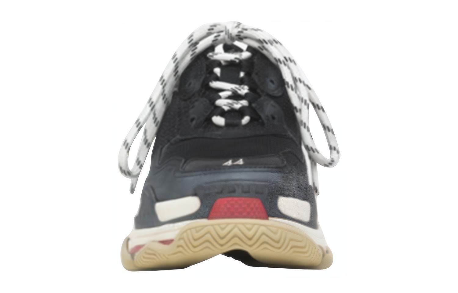 Shop 巴黎世家 Triple S 黑紅 做舊款