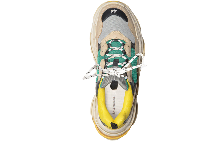 Shop Balenciaga Triple S Sneaker 2018 'Green Yellow' 516440W09O27070