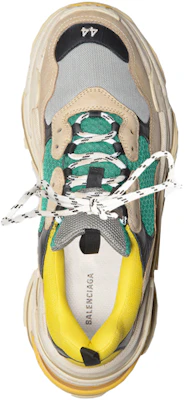 Balenciaga Triple S Sneaker 2018 'Green Yellow' 516440W09O27070 Shop Balenciaga Triple S Sneaker 2018 'Green Yellow' 516440W09O27070