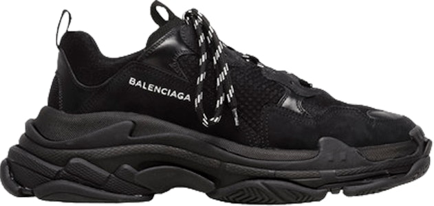 Balenciaga Triple S Sepatu 'Hitam Serba' 483547-W06E1-1000 Buy Balenciaga Triple S Sepatu 'Hitam Serba' 483547-W06E1-1000