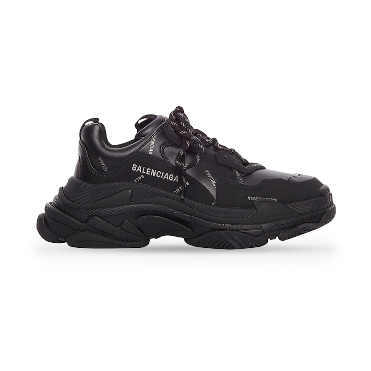 Buy Balenciaga Triple S Sneaker Allover Logo Black 536737W2FA21081 Novelship