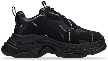 バレンシアガ トリプルS ロゴ総柄 ブラックマルチ 536737-W2FA8-1083 Order バレンシアガ トリプルS ロゴ総柄 ブラックマルチ 536737-W2FA8-1083