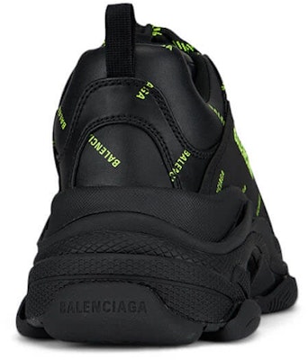 Balenciaga Triple S Sneaker 'Logo Hitam Kuning Fluo' 536737 W2FA1 1070 Shop Balenciaga Triple S Sneaker 'Logo Hitam Kuning Fluo' 536737 W2FA1 1070