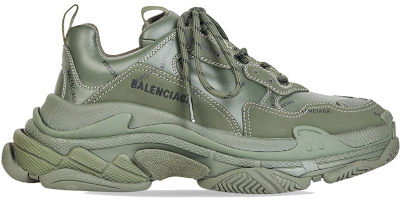 Balenciaga Triple S Sneaker 'Allover Logo - Hijau Tua' 536737-W2FA1-3510 Order Balenciaga Triple S Sneaker 'Allover Logo - Hijau Tua' 536737-W2FA1-3510