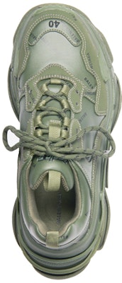 Balenciaga Triple S Sneaker 'Allover Logo - Hijau Gelap' 536737W2FA13510 Shop Balenciaga Triple S Sneaker 'Allover Logo - Hijau Gelap' 536737W2FA13510