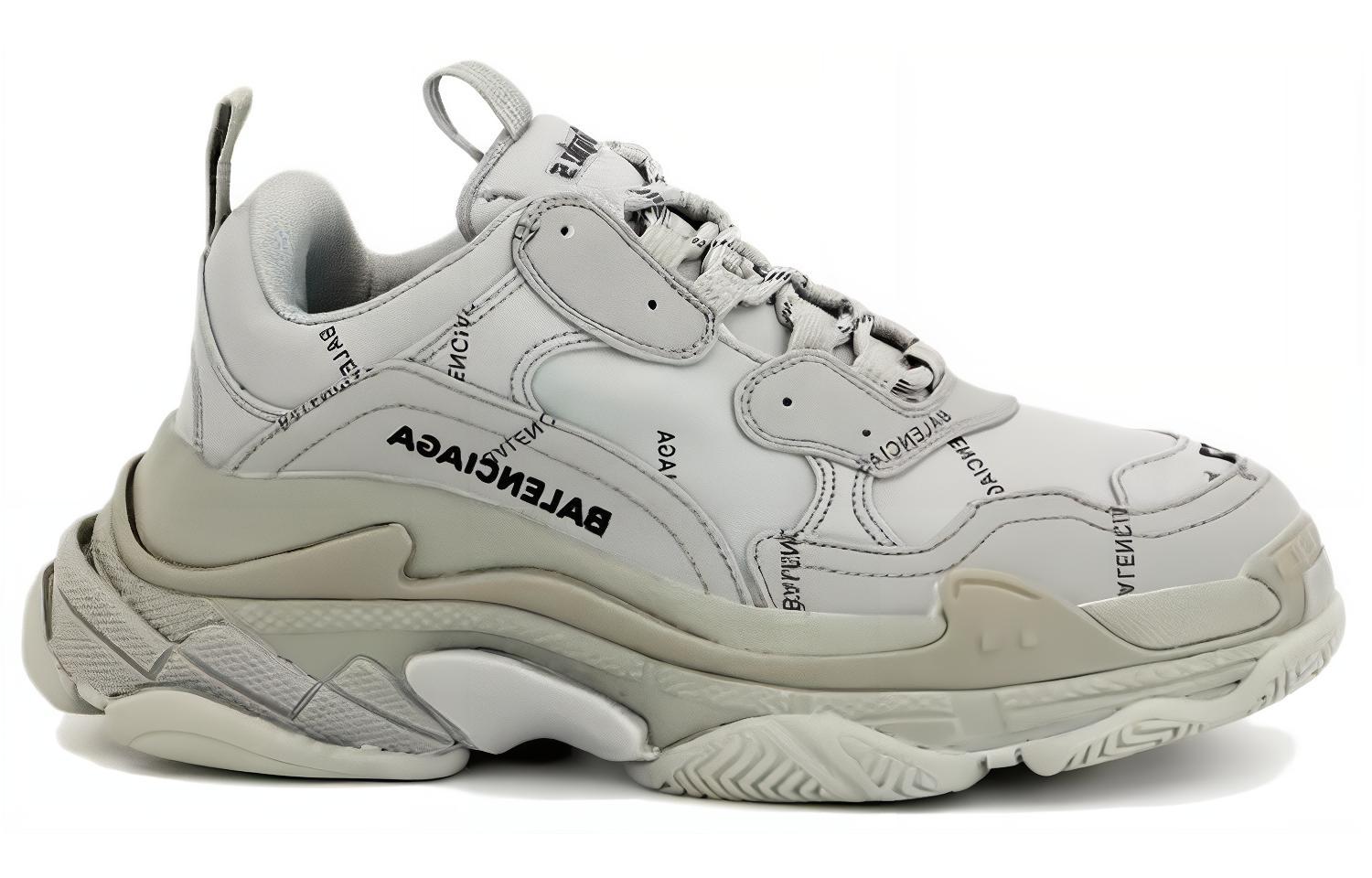 Order Balenciaga Triple S Zapatillas 'Logo por Todo - Gris' 536737W2FA11210