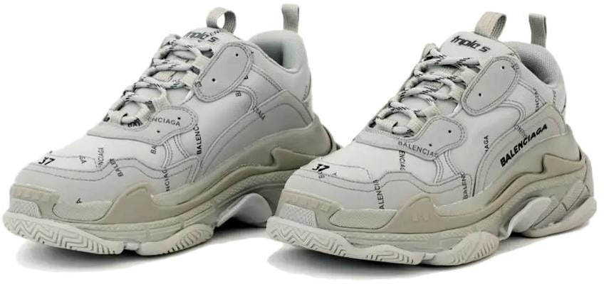 Balenciaga Triple S Zapatillas 'Logo por Todo - Gris' 536737W2FA11210 Lookbook Balenciaga Triple S Zapatillas 'Logo por Todo - Gris' 536737W2FA11210