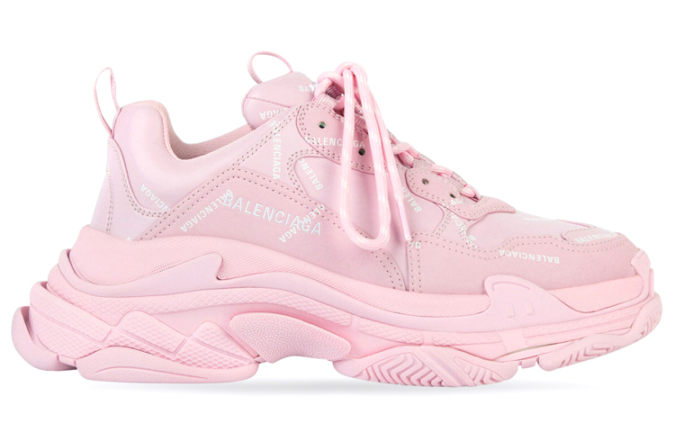 Balenciaga Triple S Sneaker 'Allover Logo - Light Pink' 圖 2