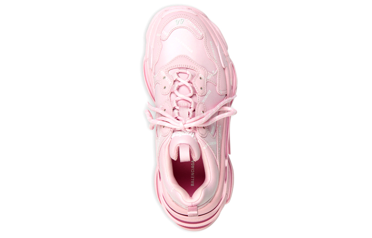 Balenciaga Triple S Sneaker 'Allover Logo - Light Pink' 圖 4