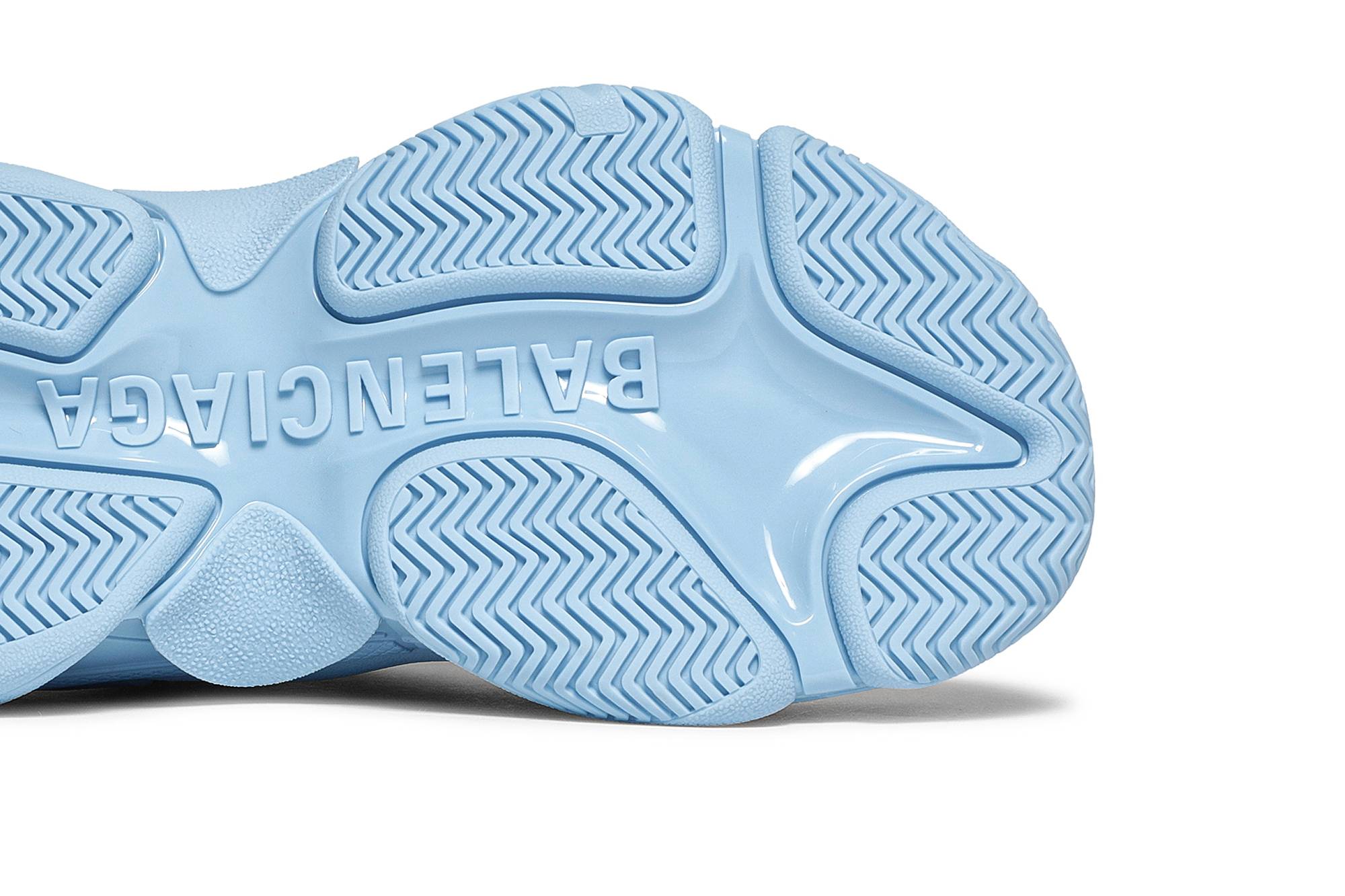 Purchase （女性）巴黎世家 Triple S 球鞋 '全標誌 - 淺藍色' 524039-W2FA1-4090