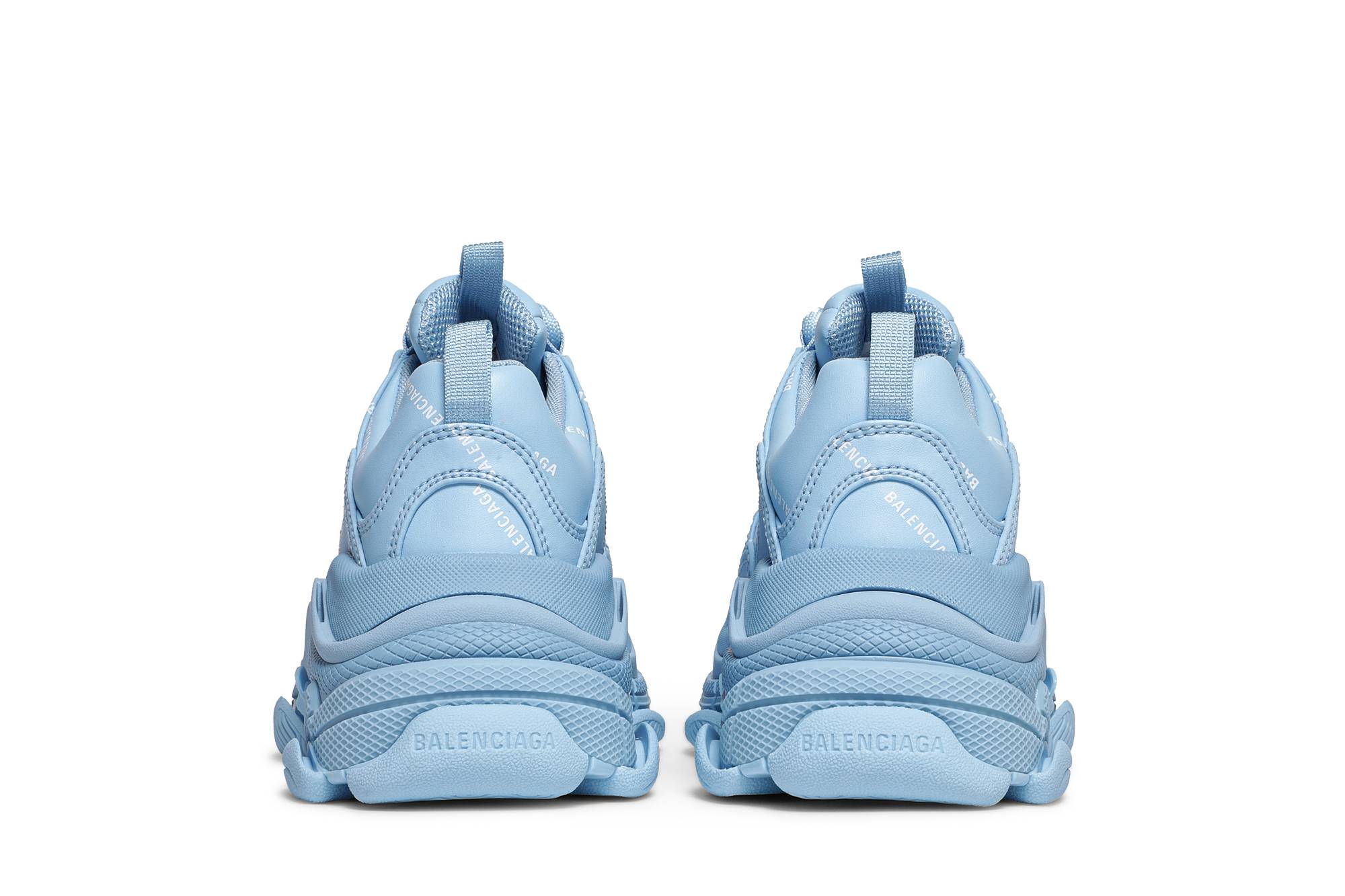 Details for （女性）巴黎世家 Triple S 球鞋 '全標誌 - 淺藍色' 524039-W2FA1-4090