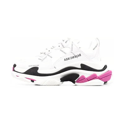 Balenciaga Triple S Sneaker 'Allover Logo - White Pink'