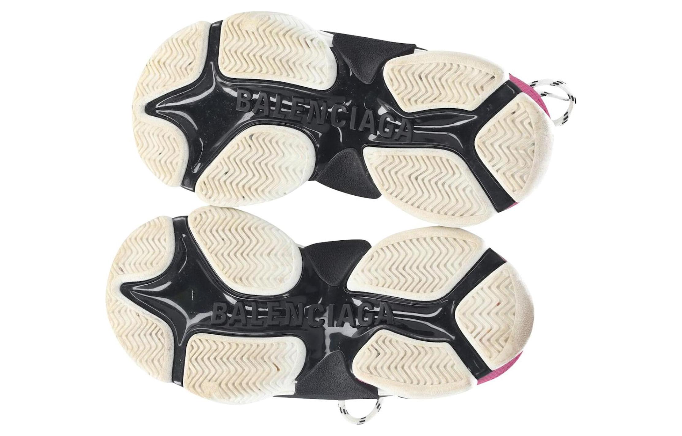 Balenciaga Triple S Sneaker 'Allover Logo - White Pink' 圖 5