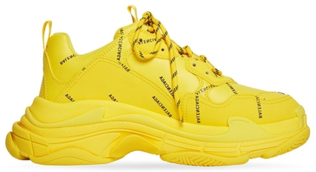 Balenciaga Triple S Sneaker ''Allover Logo - Gelb'' 536737-W2FA1-7510 Lookbook Balenciaga Triple S Sneaker ''Allover Logo - Gelb'' 536737-W2FA1-7510