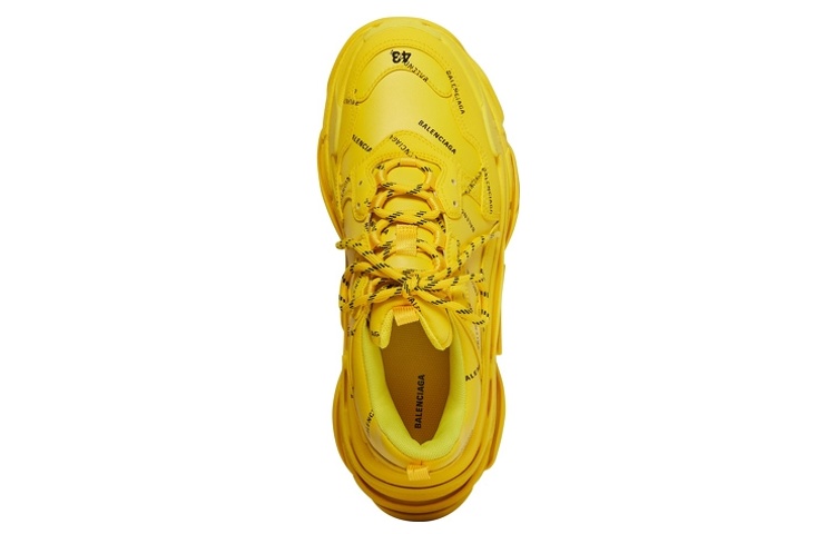 Purchase Balenciaga Triple S Sneaker ''Allover Logo - Gelb'' 536737-W2FA1-7510