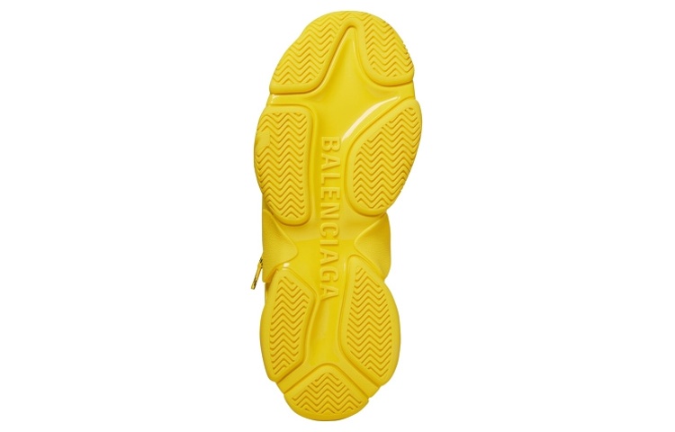 Cheap Balenciaga Triple S Sneaker ''Allover Logo - Gelb'' 536737-W2FA1-7510