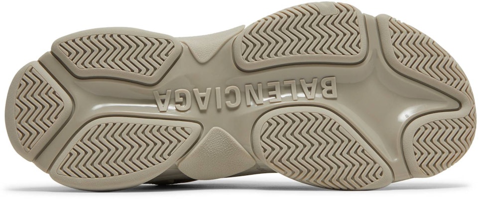 巴黎世家全覆蓋標誌Triple S潮流百搭休閒老爹鞋米色 Shop 巴黎世家全覆蓋標誌Triple S潮流百搭休閒老爹鞋米色