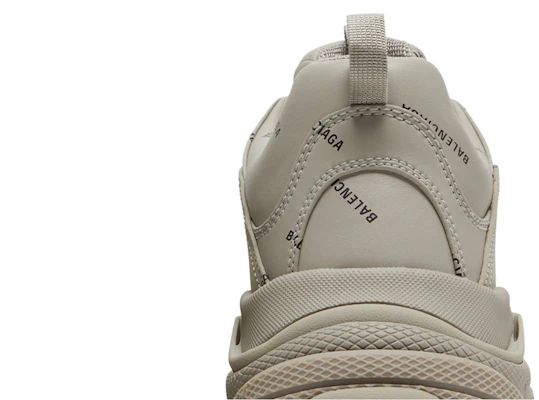 巴黎世家全覆蓋標誌Triple S潮流百搭休閒老爹鞋米色 Sizing 巴黎世家全覆蓋標誌Triple S潮流百搭休閒老爹鞋米色