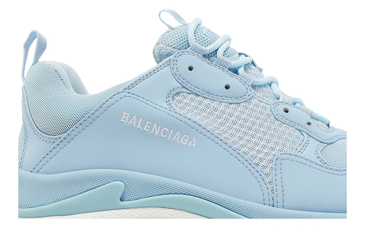 Balenciaga Triple S Sneaker 'Allover Logo - Light Blue'