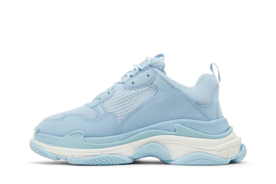 Balenciaga Triple S Sneaker 'Allover Logo - Light Blue'