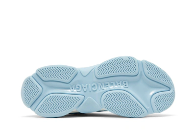 Balenciaga Triple S Sneaker 'Allover Logo - Light Blue'
