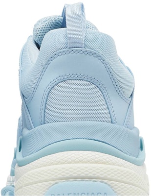 巴黎世家Triple S运动鞋“满版Logo-浅蓝” 536737W2FA14090 Sizing 巴黎世家Triple S运动鞋“满版Logo-浅蓝” 536737W2FA14090