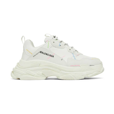 Balenciaga Triple S Sneaker 'Allover Logo - White Multi'