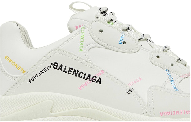 Balenciaga Triple S Sneaker 'Allover Logo - Putih Multi' 536737W2FA89083 Order Balenciaga Triple S Sneaker 'Allover Logo - Putih Multi' 536737W2FA89083