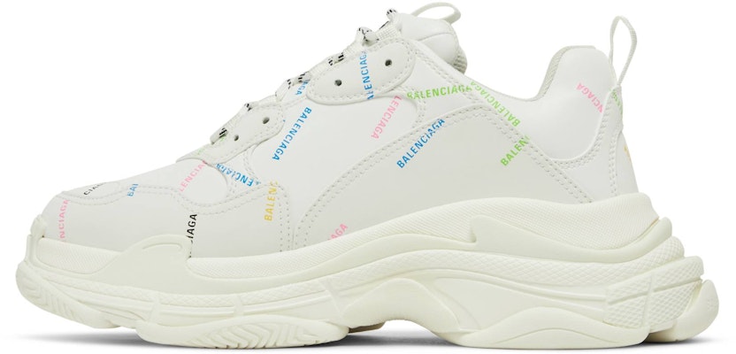 Balenciaga Triple S Sneaker 'Allover Logo - Putih Multi' 536737W2FA89083 Lookbook Balenciaga Triple S Sneaker 'Allover Logo - Putih Multi' 536737W2FA89083