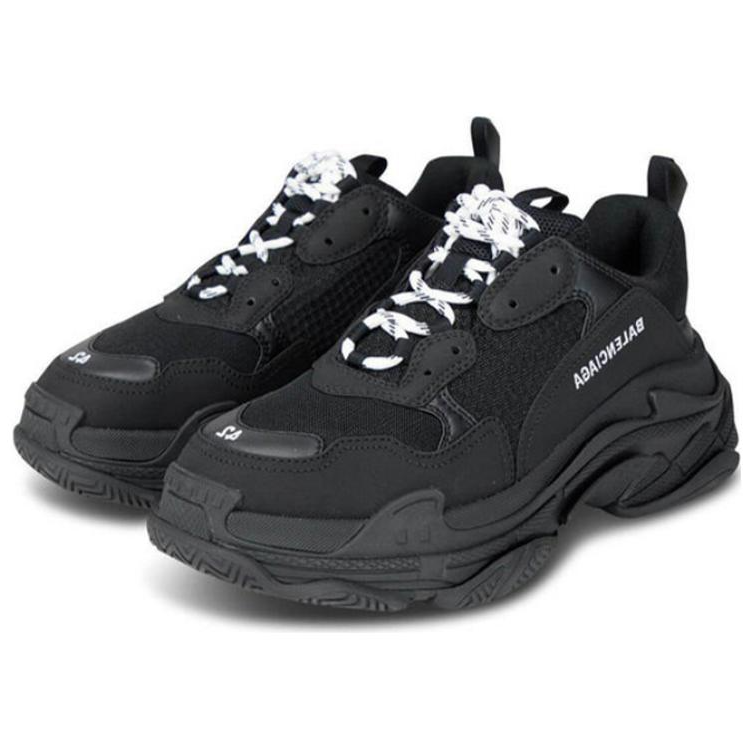 Lookbook 巴黎世家 Triple S 黑色運動鞋 2020 534217-W2CA1-1000