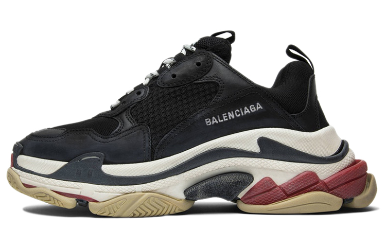 Buy 巴黎世家 Triple S 黑色運動鞋 512175-W0901-1000