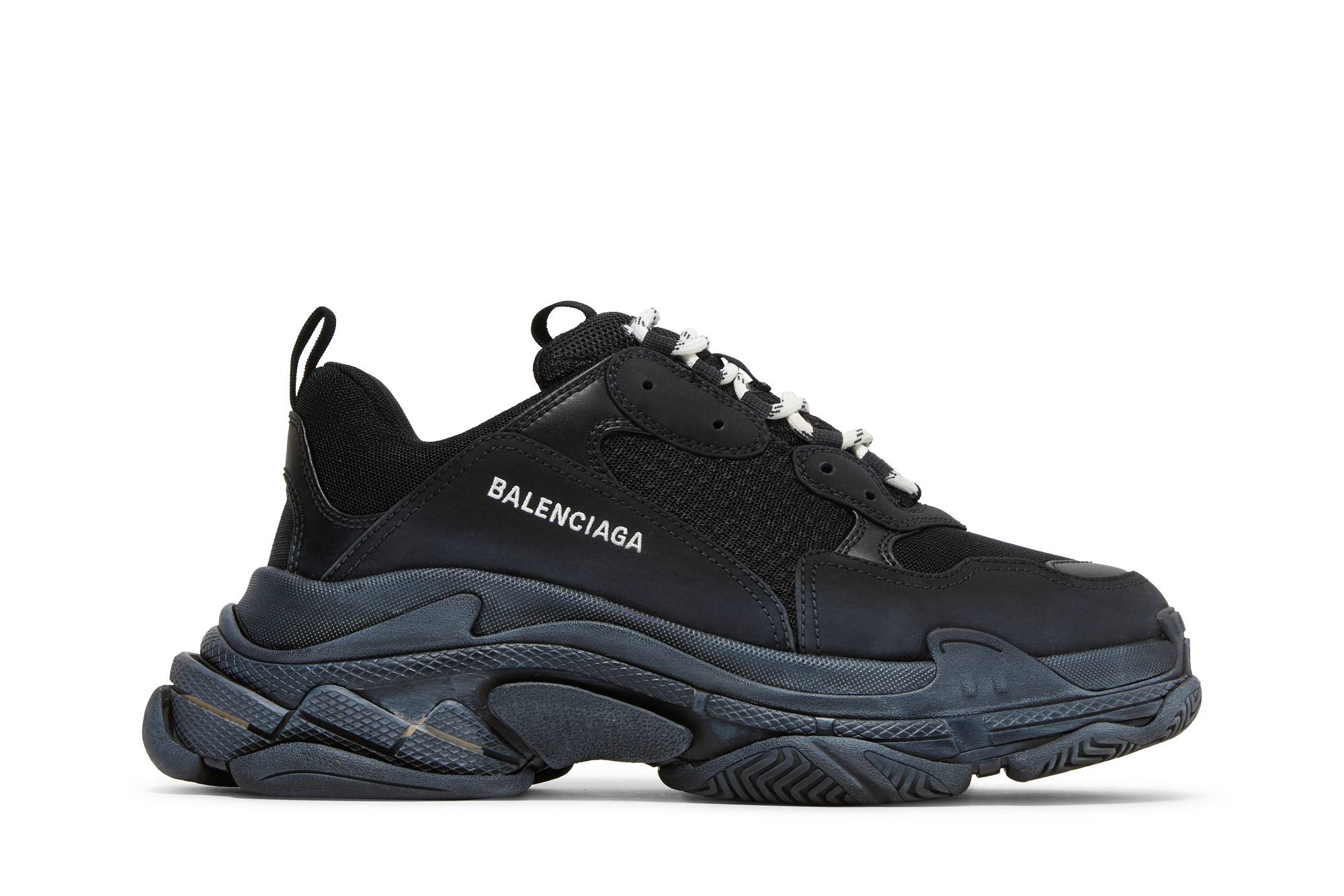Buy Balenciaga巴黎世家 Triple S 復古磨舊 低筒 爸爸鞋 男款 黑