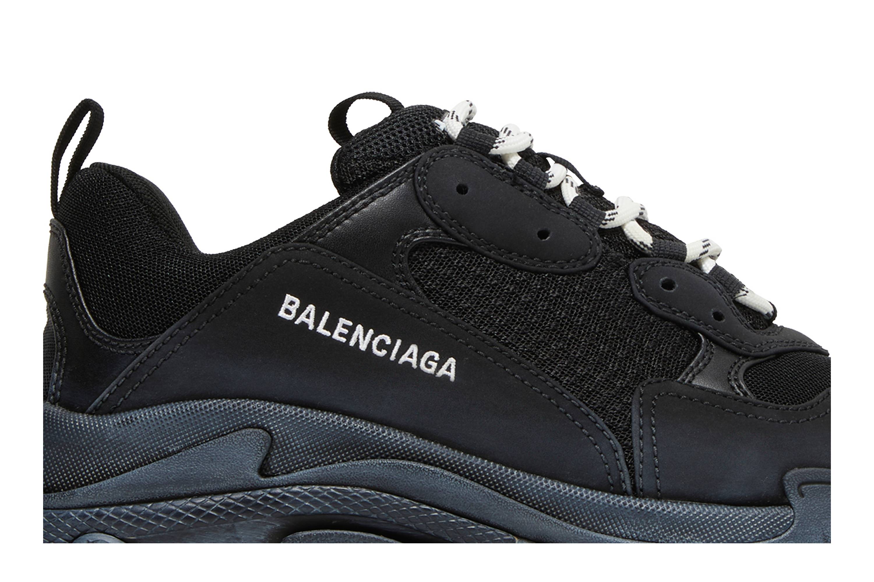 Order Balenciaga巴黎世家 Triple S 復古磨舊 低筒 爸爸鞋 男款 黑