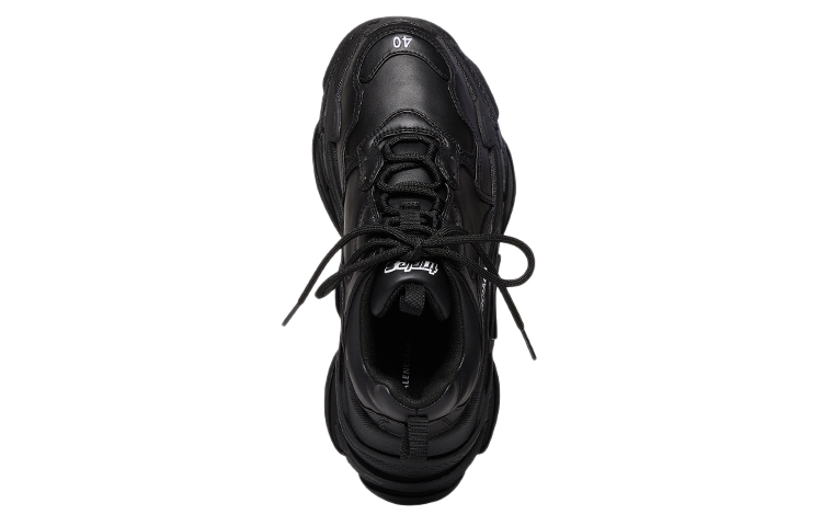Shop Balenciaga Triple S Sneaker 'Black' 536737-W2FA5-1000