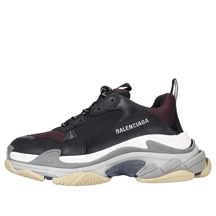 Balenciaga Triple S Sneaker 'Black Burgundy'