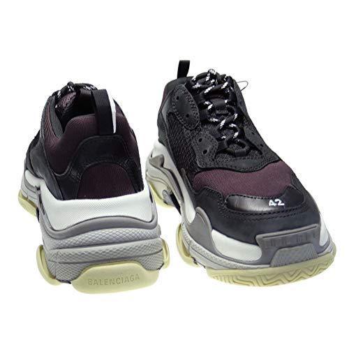 Balenciaga Triple S Sneaker 'Black Burgundy' 圖 3