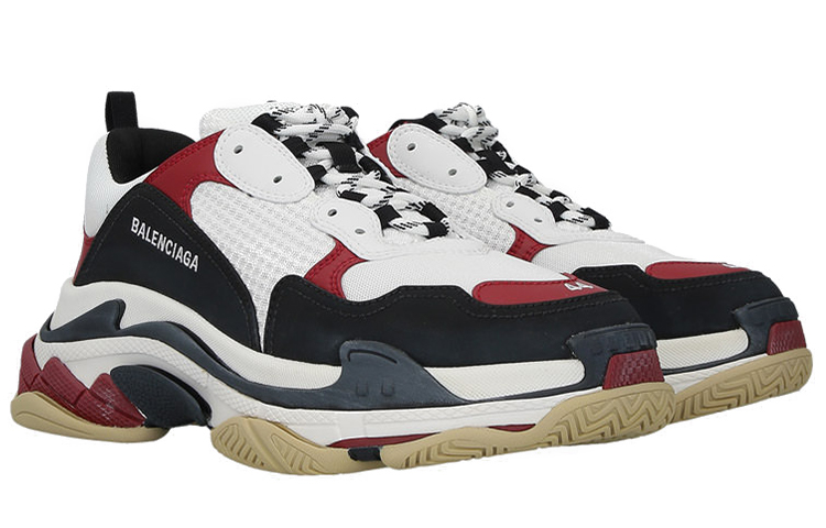 Shop Balenciaga Triple S Sneaker ''Zwart Crimson'' 536737 W09OM 1073
