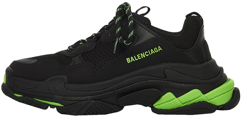 Balenciaga Triple S Zapatillas 'Negro Verde Flúor' 536737-W3BK1-1035 Buy Balenciaga Triple S Zapatillas 'Negro Verde Flúor' 536737-W3BK1-1035