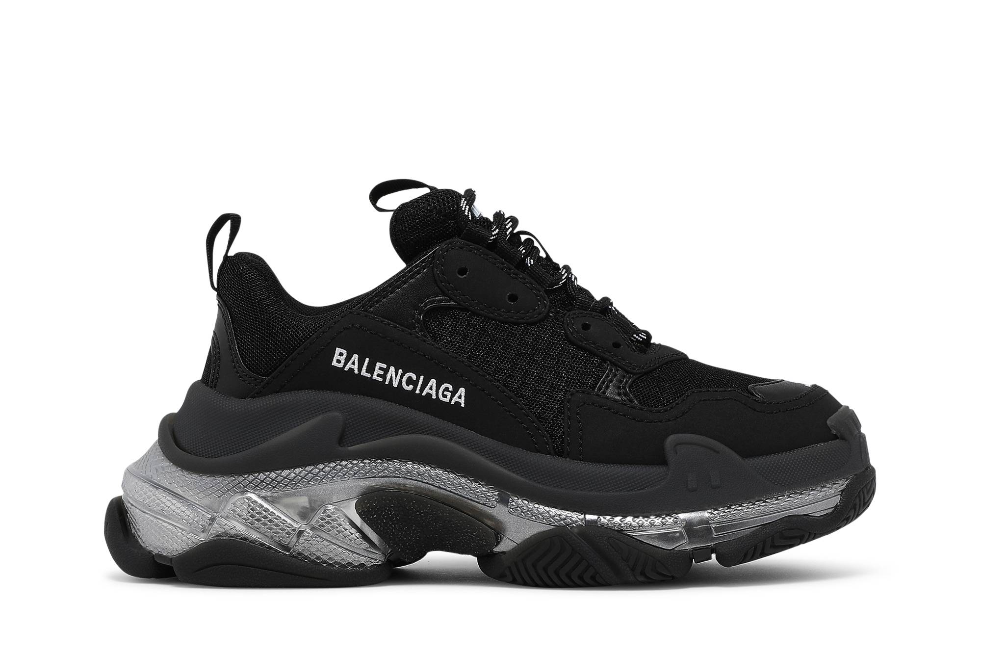 Buy (W) 巴黎世家Triple S运动鞋 '黑色虹彩' 544351-W2FB2-1001