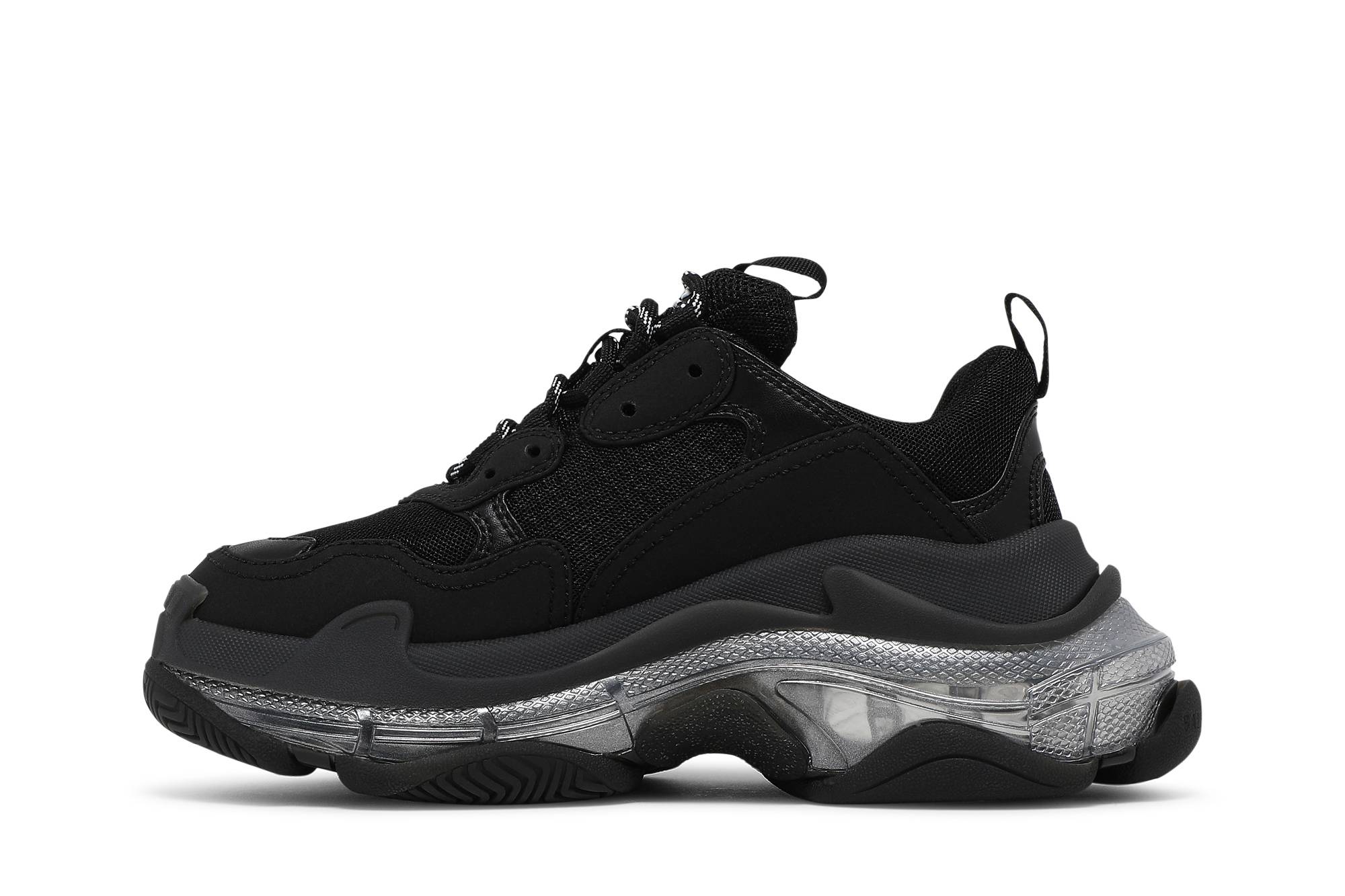 Lookbook (W) 巴黎世家Triple S运动鞋 '黑色虹彩' 544351-W2FB2-1001