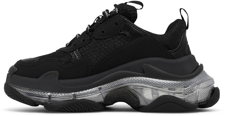 (W) 巴黎世家Triple S运动鞋 '黑色虹彩' 544351-W2FB2-1001 Lookbook (W) 巴黎世家Triple S运动鞋 '黑色虹彩' 544351-W2FB2-1001